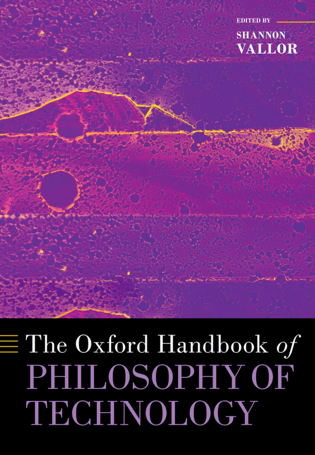 2022.The Oxford Handbook Of Philosophy Of Technology